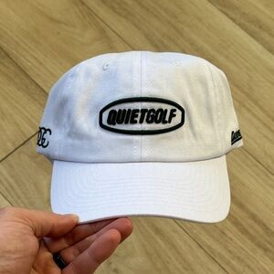 Quiet Golf White Dad Hat - One Size - Brand New